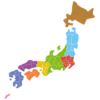 日本地図のいらすと