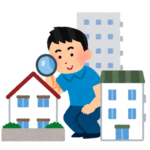 賃貸物件探しをする男性のいらすと