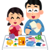 工作する親子のいらすと