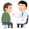 男性に告知する医師