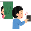 居留守をつかう女性のいらすと