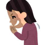 陰口をいう女性のいらすと