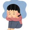 うつ病の女性のいらすと