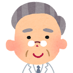 白衣の男性のいらすと