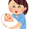 赤ちゃんとお母さんのイラスト